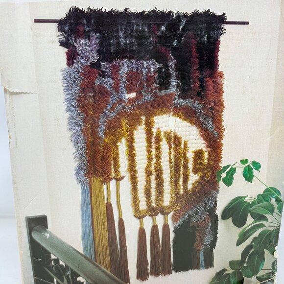 Bernat Eclipse Hi-Lo Latch Hook Kit 24" x 40" Wall Hanging Craft 1977 - Picture 3 of 16